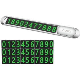 Resim hoco. PH41 Yapışkanlı Metal Numaratör - Gri 