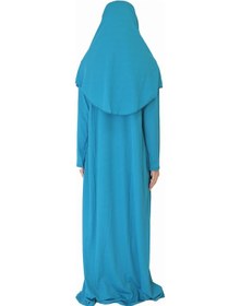 Resim Zehranaz Namaz Elbisesi Turkuaz Fermuarsız Namaz Elbisesi Turkuaz 