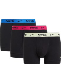 Resim Nıke Erkek Nike Marka Logolu Elastik Bantlı Günlük Kullanıma Uygun Ssiyah Boxer 0000KE1008 Mt3 