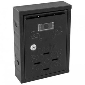 Resim AKSAN Motifli Posta Kutusu Siyah 203 