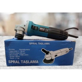 Resim Avuç Spiral Taşlama Makinası 125 Mm 900 W Devir Ayarlı Kuyruklu 
