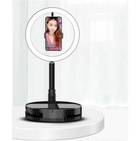 Resim Işıklı Telefon Tutucu Ring Light 26 Cm Foldable Diğer