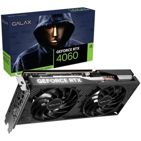 Resim GALAX GEFORCE RTX 4060 1-CLİCK OC 2X 8GB GDDR6 128 BİT DLSS 3 EKRAN KARTI 