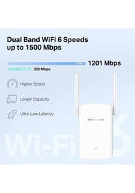 Resim Mercusys MR60X AX1500 1000 Mbps Wi-Fi 6 Router 