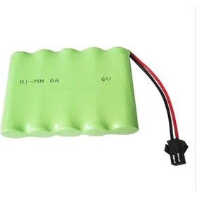 Resim 6V 2700Mah Oyuncak Araba Bataryası Siyah Soketli 