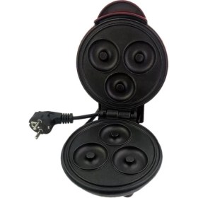 Resim Empoorlium Elektrikli Donut Makinesi Yapışmaz Kaplamalı Mutfak Donut Yapma Makinesi Çocuklar Için Aperatifler Tatlılar Kahvaltı Mini 3 Donut Yapma Makinesi Ab Tak (Yurt Dışından) 