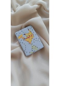 Resim Ayna Makyaj Aynası Pokemon Pikachu Cep El Aynası Çanta Seyahat Taşınabilir 