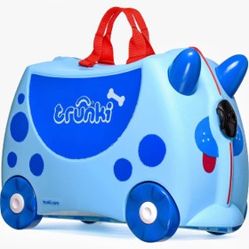 Resim Çocuk Bavulu | Köpek Dougie 