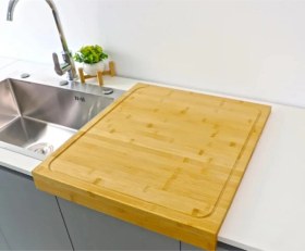 Resim River World Küçük Boy Kesme Tahtasıtezgah Üstü Ahşap Çok Renkli 