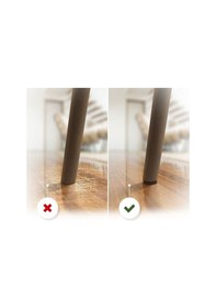 Resim 42 Parça Karma Model Yapışkanlı Keçe - Siyah Renk Parke Ve Zemin Koruyucu Set Mıt1317 Siyah 