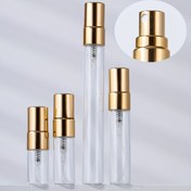 Resim 10'lu Yenilenebilir Parfüm Şişeleri, Şeffaf Cam ile Alüminyum Püskürtücü, Taşınabilir 2ml/3ml/5ml/10ml Püskürtme Şişeleri, Kokusuz, PVC'siz, Güzellik ve Kişisel Bakım Aksesuarları 
