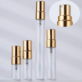 Resim 10'lu Yenilenebilir Parfüm Şişeleri, Şeffaf Cam ile Alüminyum Püskürtücü, Taşınabilir 2ml/3ml/5ml/10ml Püskürtme Şişeleri, Kokusuz, PVC'siz, Güzellik ve Kişisel Bakım Aksesuarları 