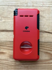 Resim COHİBA puro çakmağı 2 pürmüz dahili delicili dahili v kesicili İğneli ayaklıklı 