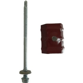 Resim 50 Adet 5.5x105 Panel Vidası Ve Kırmızı Semeri 