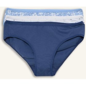 Resim DeFacto Kalp Desenli Ribana 3'lü Slip Külot Kız Çocuk H1388A826SM 