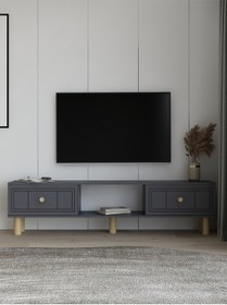 Resim Darioct Bohem Tv Sehpası Antrasit-antrasit Antrasit-antrasit 