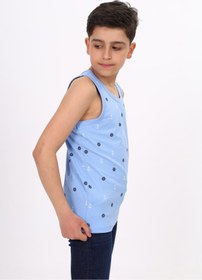 Resim Toontoy Erkek Çocuk Baskılı Bisiklet Yaka Basic Atlet 