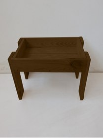 Resim Wooden Factory Doğal Ahşap Çok Amaçlı Stand - Raf, Sehpa, Tepsi Masası 