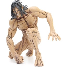 Resim Gajeena 16 Cm Pvc Anim Figur: Attack On Titan Eren, Dizüstü Konum, Detaylı Kas Gövdesi, Dekoratif Koleksiyon Eşyası 