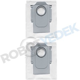 Resim Roborock S8 MaxV Ultra Uyumlu 2 Adet Toz Çöp Torbası 
