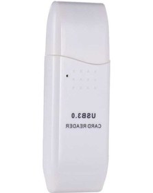 Resim Pazly Kart Okuyucu Usb 3.0 Sdxc Tf 2'li 1 Arada Tablet Pc Dizüstü Beyaz Kullanışlı Veri Aktarım 