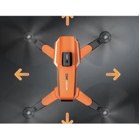 Resim Drone E968s Gps Li 4k Hd Rc Drone Çift Kameralı, Fırçasız Motorlu, 5g Fpv, Takip Modlu Katlanabili 