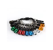 Resim Yuntech01 Alüminyum Anahtar Zinciri Uzatma Kolu - 1/4 İnç Hex Shank, 500g Taşıma Kapasitesi, Çok Renkli, Uç Takım Uyumlu 