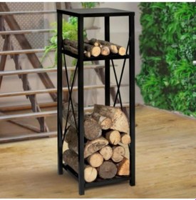 Resim 3 Saçlı Şömine Odunluk 