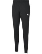 Resim Puma Teamrise Poly Training Pants Erkek Futbol Antrenman Eşofman Altı 65739003 Siyah 