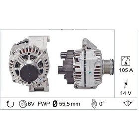 Resim Valeo Alternatör Doblo Fiorino Linea 1.3 Klimalı 105a 