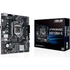 Resim ASUS Prime H510M-K R2.0 İntel H510 Soket 1200 Ddr4 3200(Oc)Mhz Matx Gaming (Oyuncu) Anakart 