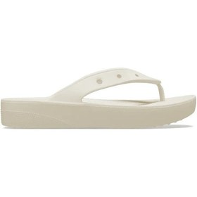 Resim Crocs Classıc Platform Kadın Terlik 207714-2y2 207714-2y2 Krem Krem 
