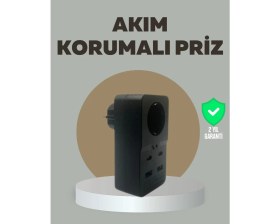 Resim Zero Land Hnrlishp Akıllı Akım Dengelemeli Priz 2500W 4 USB Type C Çıkışlı 