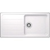 Resim Ukinox Margareta D-100 L Beyaz Granit Eviye 