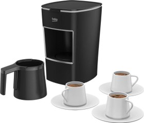 Resim Beko BKK 2300 Mini Keyf Siyah Türk Kahve Makinesi 