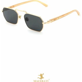 Resim Macerati Eşref Unisex Ultra Hafif UV400 Filtreli Siyah Güneş Gözlüğü 