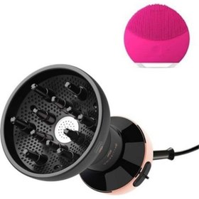 Resim Arzum Bukleli Kıvırcık Saçlar İçin Fön Makinesi Saç Kurutma Ve Şekil Verme Seramik 2 Hız veSıcaklık Ar5086 