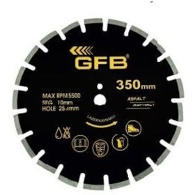 Resim Lazer Kaynaklı Asfalt Kesme Testere 300 Mm 