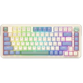 Resim Redragon Ucal Pro K673CPG-RGB-PRO Beyaz Kablosuz Klavye 