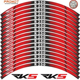 Resim Rebon Moto Design Motosiklet Jant Şeridi Rks R250 Uyumlu 1 
