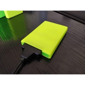 Resim Muhafaza Hdd Ssd 2.5 " Inç Laptop Sabit Disk Sürücü Kılıfı Kutusu Yeşil 