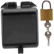 Resim Trendooze Tesisleri Siyah Okul Musluk Musluk Mekan Koruyucu Kilidi Kapak Kamu Dış Bahçe Gi 