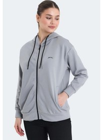 Resim Slazenger Kathleena 2 Li Set Kadın Sweatshırt Gri - Mor 