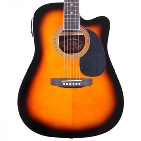Resim Almira F650N-SBC Sunburst Elektro Akustik Gitar 