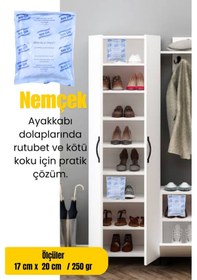 Resim Nemçek Nem Alıcı Tutucu Rutubet Giderici Önleyici Korozyon Önleyici Koku Giderici 250 GR X (3 Paket) 