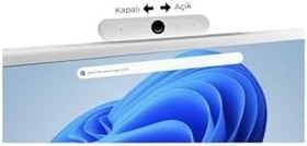 Resim TURBOX TAx1767 i5 12400 8GB Ram 256GB NVMe 23.8 inç FHD Dokunmatik WiFi BT Webcam All in One PC 