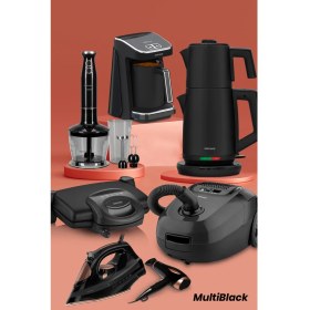 Resim Goldmaster Multiblack 32 Parça Avantajlı Elektronik Evlilik Paketi Elektrikli Mutfak Çeyiz Seti 