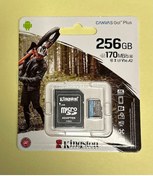Resim Kingston Sdcg4/256gb 256gb Microsdxc Canvas Go Plus Gen4 200mb/s A2 U3 V30 Card Drone 