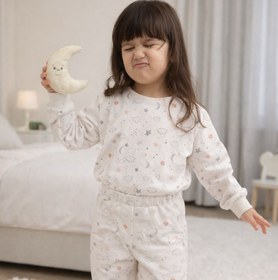 Resim Çocuk Pijama Takımı | 2 TOG | %100 Pamuk - 3 İplik - Çift Kat - 1-2 yaş 