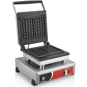 Resim Kutlu Tekli Kare Waffle Makinesi 